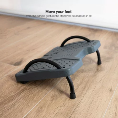 TooQ Footrest - Adjustable - Gray - TQFR0601-G