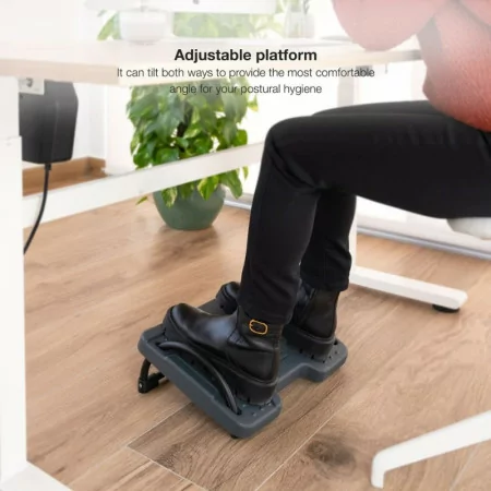 TooQ Footrest - Adjustable - Gray - TQFR0601-G