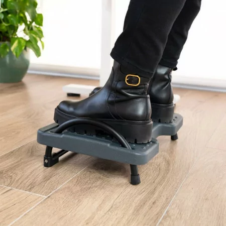 Apoio de Pés TooQ - Ajustável - Cinzento - TQFR0601-G|TooQ|8433281013025
