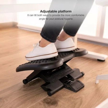 TooQ Footrest - Adjustable - Black - TQFR0603-B