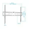 Suporte de Parede TooQ - P/ Ecrãs - 60" / 100" - Preto - LP41100F-B|TooQ|8433281007932