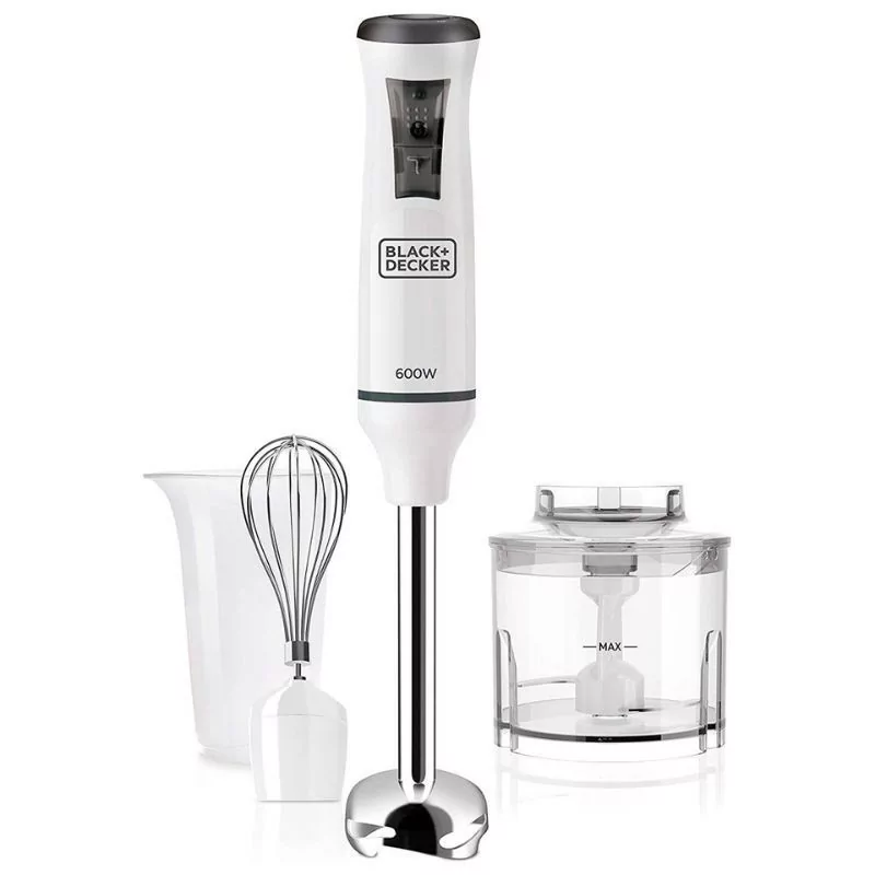 Varinha Mágica + Acessórios Black & Decker - 600W - Branca - BXHBA600E|Black Decker|8432406160071 Varinha Mágica + Acessórios Black & Decker - 600W - Branca - BXHBA600E|Black Decker|8432406160071