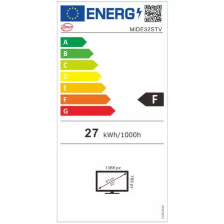 Smart TV 32 eSmart - Android 13 - DVB-T/T2/C - Frameless - HD - MIDE32STV