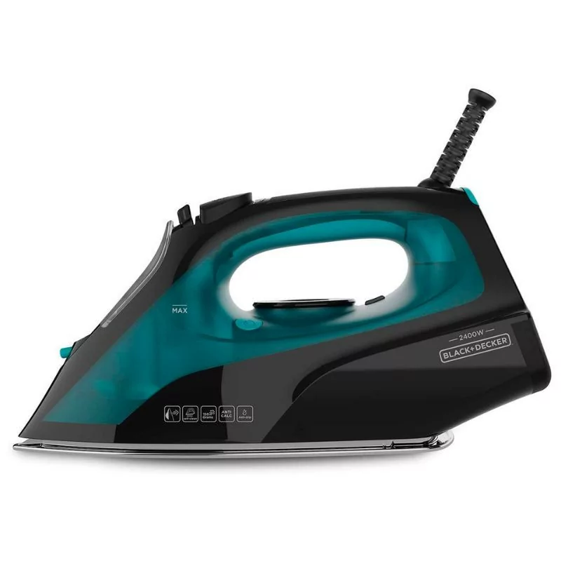 Black & Decker Iron - 2400W - Black / Blue - BXIR2403E