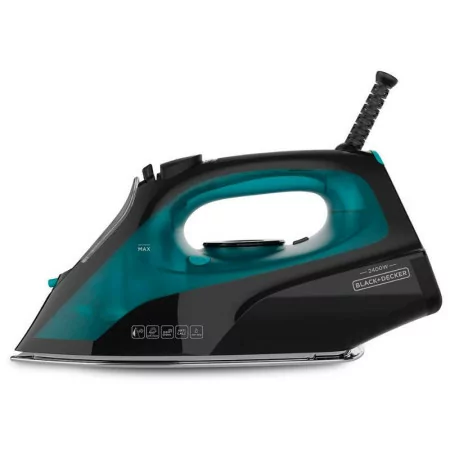Black & Decker Iron - 2400W - Black / Blue - BXIR2403E