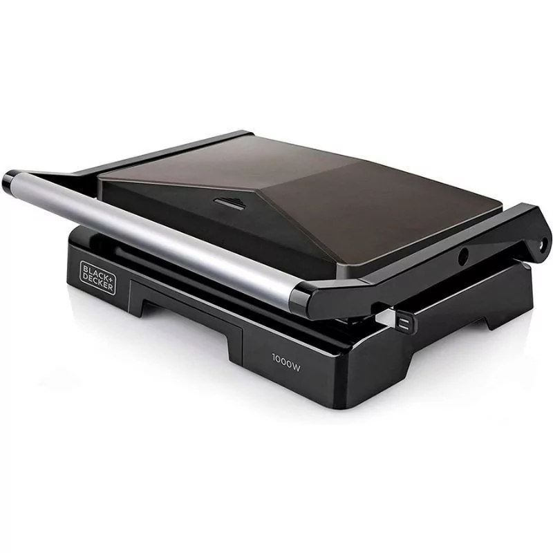 Grelhador Black & Decker - 1000W - Preto - BXGR1000E|Black Decker|8432406680050 Grelhador Black & Decker - 1000W - Preto - BXGR1000E|Black Decker|8432406680050