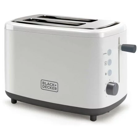 Black & Decker Toaster - 2 Slots - 820W - White - BXTO-820-E
