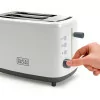Black & Decker Toaster - 2 Slots - 820W - White - BXTO-820-E