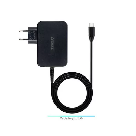 Carregador P/ Portátil TooQ - USB-C - Preto - TQLC-USBCGAN90PD|TooQ|8433281013193