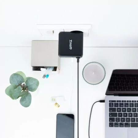 Carregador USB-C TooQ - Preto - TQLC-USBC65PD|TooQ|8433281011984