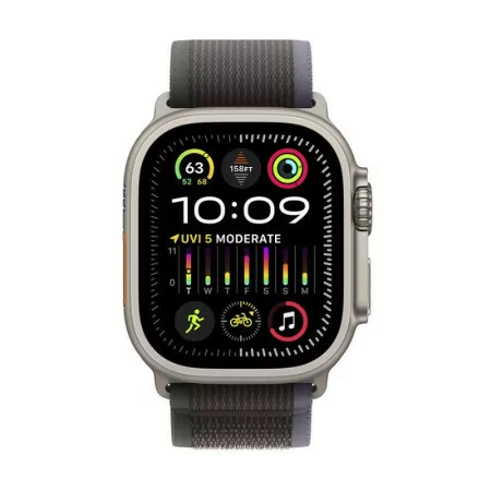 Apple Watch Ultra 2 GPS + Cellular Titanium | Bracelete Loop Trail Azul/Preto - Small / Medium (49mm)|Apple|0194253831891