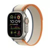 Apple Watch Ultra 2 GPS + Cellular Titanium | Bracelete Loop Trail Laranja/Bege - Medium / Large (49mm)|Apple|0194253830818