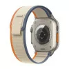 Apple Watch Ultra 2 GPS + Cellular Titanium | Bracelete Loop Trail Laranja/Bege - Medium / Large (49mm)|Apple|0194253830818