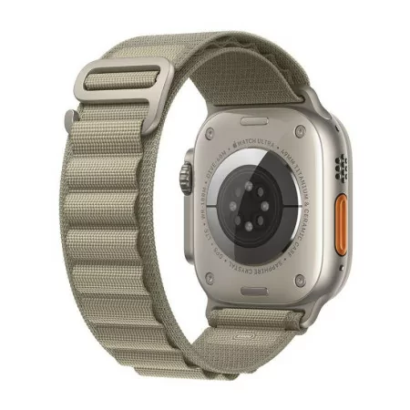 Apple Watch Ultra 2 GPS + Cellular Titanium | Bracelete Loop Alpine Azeitona - Small (49mm)|Apple|0194253829379