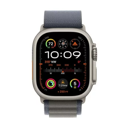 Apple Watch Ultra 2 GPS + Cellular Titanium | Bracelete Loop Alpine Azul - Large (49mm)|Apple|0194253827931