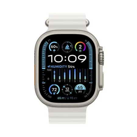 Apple Watch Ultra 2 GPS + Cellular Titanium | White Ocean Bracelet (49mm)