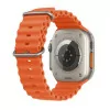 Apple Watch Ultra 2 GPS + Cellular Titanium | Bracelete Ocean Laranja (49mm)|Apple|0194253826491