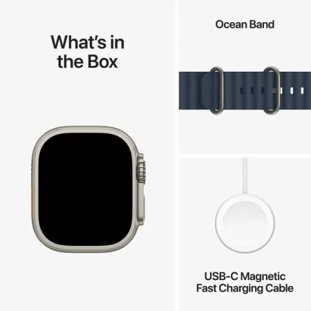 Apple Watch Ultra 2 GPS + Cellular Titanium | Blue Ocean Strap (49mm)