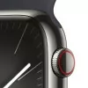 Apple Watch Series 9 GPS + Cellular Graphite Stainless Steel | Midnight Sport Strap M/L (45mm)