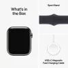 Apple Watch Series 9 GPS + Cellular Graphite Stainless Steel | Midnight Sport Strap M/L (45mm)