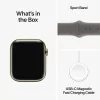 Apple Watch Series 9 GPS + Cellular Aço Inoxidável Dourado | Bracelete Sport Barro - M/L (45mm)|Apple|0195949025716