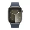 Apple Watch Series 9 GPS + Cellular Aço Inoxidável Prateado | Bracelete Sport Azul Trovoada - S/M (45mm)|Apple|0195949025273