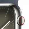 Apple Watch Series 9 GPS + Cellular Aço Inoxidável Prateado | Bracelete Sport Azul Trovoada - S/M (45mm)|Apple|0195949025273