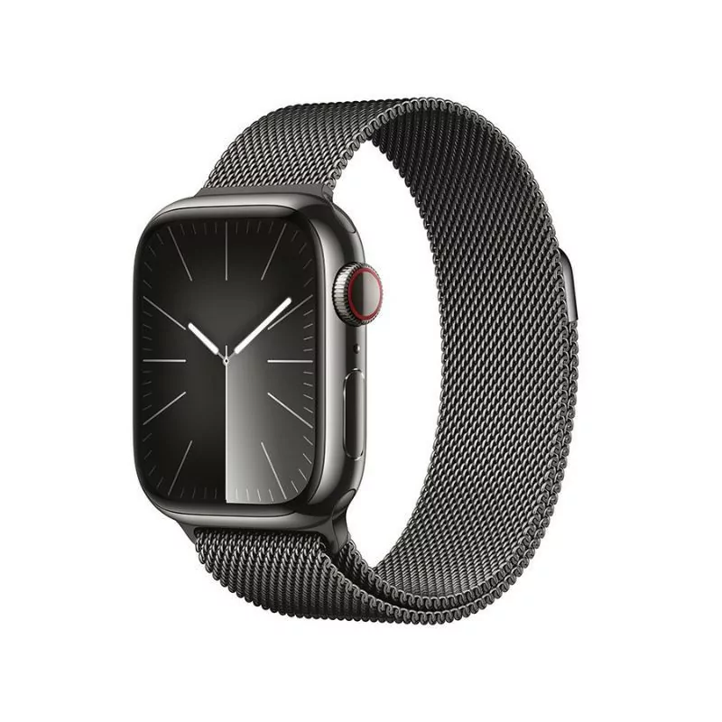Apple Watch Series 9 GPS + Cellular Aço Inoxidável Grafite | Bracelete Loop Milanesa Grafite (41mm)|Apple|0195949023729 Apple Watch Series 9 GPS + Cellular Aço Inoxidável Grafite | Bracelete Loop Milanesa Grafite (41mm)|Apple|0195949023729