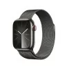 Apple Watch Series 9 GPS + Cellular Aço Inoxidável Grafite | Bracelete Loop Milanesa Grafite (41mm)|Apple|0195949023729