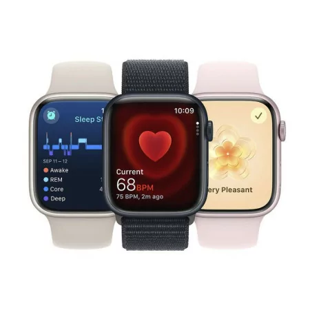 Apple Watch Series 9 GPS + Cellular Aço Inoxidável Grafite | Bracelete Loop Milanesa Grafite (41mm)|Apple|0195949023729