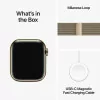 Apple Watch Series 9 GPS + Cellular Aço Inoxidável Dourado | Bracelete Loop Milanesa Dourado (41mm)|Apple|0195949023392