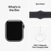 Apple Watch Series 9 GPS + Cellular Aço Inoxidável Grafite | Bracelete Sport Meia-Noite S/M (41mm)|Apple|0195949023507