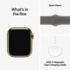 Apple Watch Series 9 GPS + Cellular Aço Inoxidável Dourado | Bracelete Sport Barro - M/L (41mm)|Apple|0195949023286