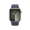 Apple Watch Series 9 GPS + Cellular Aço Inoxidável Prateado | Bracelete Sport Azul Trovoada - M/L (41mm)|Apple|0195949022951