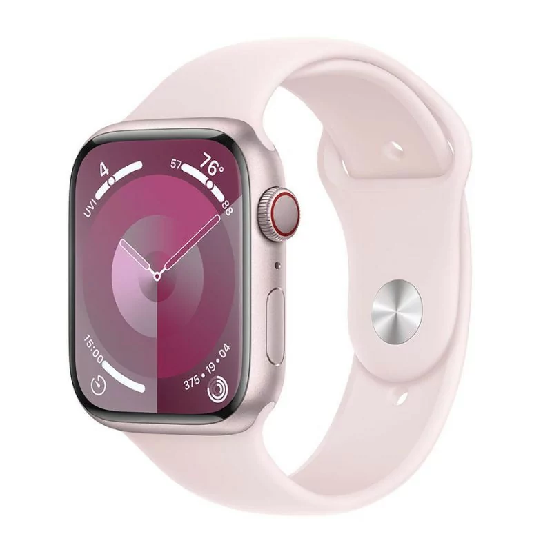 Apple Watch Series 9 GPS + Cellular Alumínio Rosa | Bracelete Sport Rosa Claro - M/L (45mm)|Apple|0195949025051 Apple Watch Series 9 GPS + Cellular Alumínio Rosa | Bracelete Sport Rosa Claro - M/L (45mm)|Apple|0195949025051