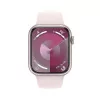 Apple Watch Series 9 GPS + Cellular Alumínio Rosa | Bracelete Sport Rosa Claro - S/M (45mm)|Apple|0195949024948