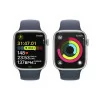 Apple Watch Series 9 GPS + Cellular Alumínio Prateado | Bracelete Sport Azul Trovoada - M/L (45mm)|Apple|0195949024726