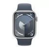 Apple Watch Series 9 GPS + Cellular Alumínio Prateado | Bracelete Sport Azul Trovoada - S/M (45mm)|Apple|0195949024610