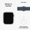 Apple Watch Series 9 GPS + Cellular Alumínio Prateado | Bracelete Sport Azul Trovoada - S/M (45mm)|Apple|0195949024610