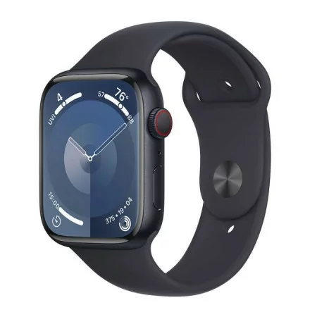 Apple Watch Series 9 GPS + Cellular Midnight Aluminum | Midnight Sport Bracelet - M/L (45mm)