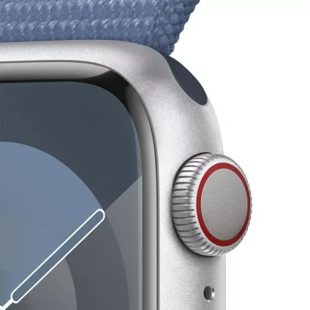 Apple Watch Series 9 GPS + Cellular Alumínio Prateado | Bracelete Sport Loop Azul Inverno (41mm)|Apple|0195949022401