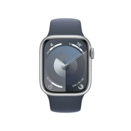 Apple Watch Series 9 GPS + Cellular Alumínio Prateado | Bracelete Sport Azul Trovoada - S/M (41mm)|Apple|0195949022180