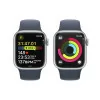 Apple Watch Series 9 GPS + Cellular Alumínio Prateado | Bracelete Sport Azul Trovoada - S/M (41mm)|Apple|0195949022180