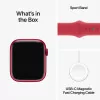 Apple Watch Series 9 GPS Alumínio Red | Bracelete Sport Red - S/M (45mm)|Apple|0195949033230