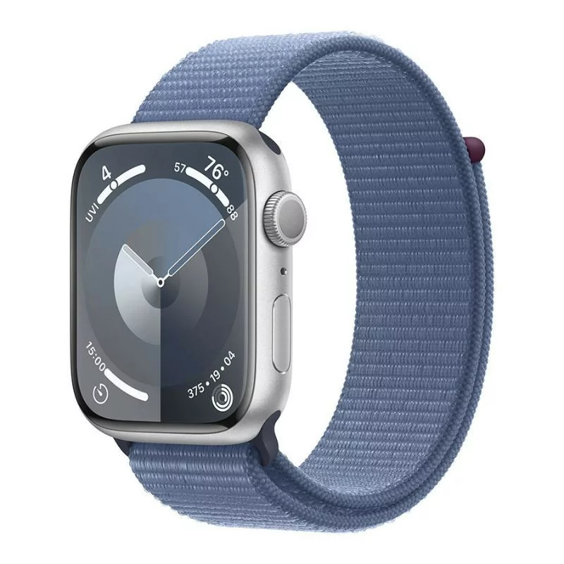 Apple Watch Series 9 GPS Alumínio Prateado | Bracelete Sport Loop Azul Inverno (45mm)|Apple|0195949031694 Apple Watch Series 9 GPS Alumínio Prateado | Bracelete Sport Loop Azul Inverno (45mm)|Apple|0195949031694