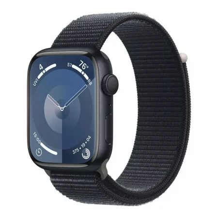 Apple Watch Series 9 GPS Alumínio Meia-Noite | Bracelete Sport Loop Meia-Noite (45mm)|Apple|0195949031366