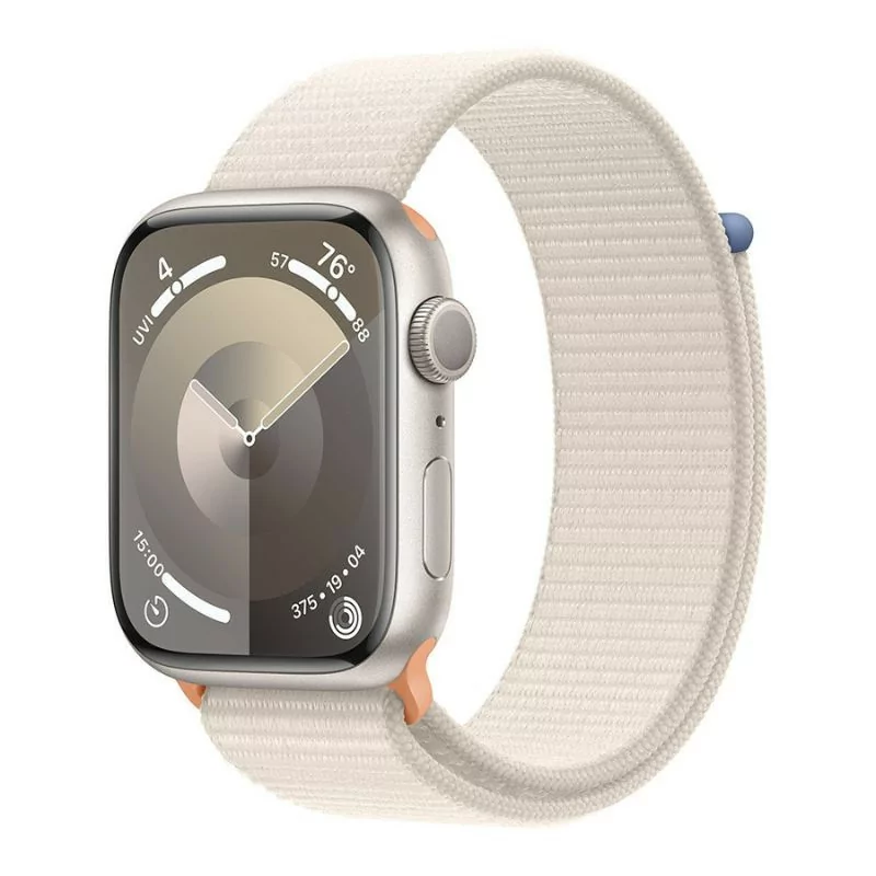 Apple Watch Series 9 GPS Alumínio Luz das Estrelas | Bracelete Sport Loop Luz das Estrelas (45mm)|Apple|0195949031038 Apple Watch Series 9 GPS Alumínio Luz das Estrelas | Bracelete Sport Loop Luz das Estrelas (45mm)|Apple|0195949031038