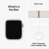 Apple Watch Series 9 GPS Starlight Aluminum | Sport Loop Starlight Bracelet (45mm)