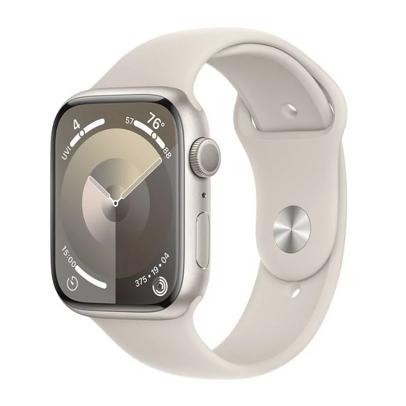 Apple Watch Series 9 GPS Alumínio Luz das Estrelas | Bracelete Sport Luz das Estrelas - M/L (45mm)|Apple|0195949030925 Apple Watch Series 9 GPS Alumínio Luz das Estrelas | Bracelete Sport Luz das Estrelas - M/L (45mm)|Apple|0195949030925