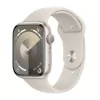 Apple watch series 9/ gps/ 45mm/ caja de aluminio blanco estrella/ correa deportiva blanco estrella m/l